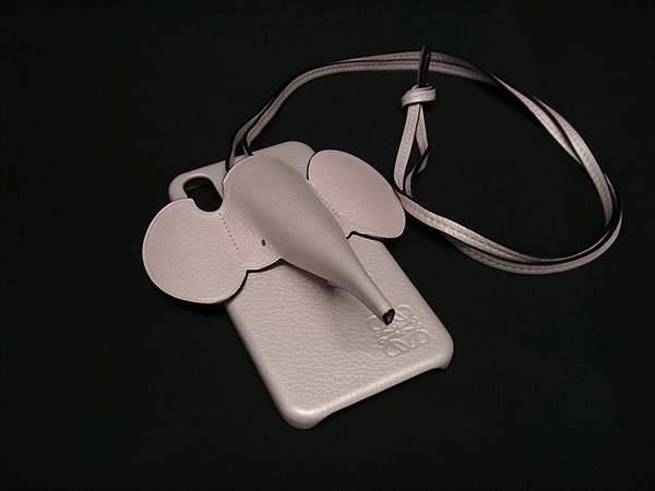 楽天市場】□新品同様□ LOEWE ロエベ アナグラム レザー エレファント