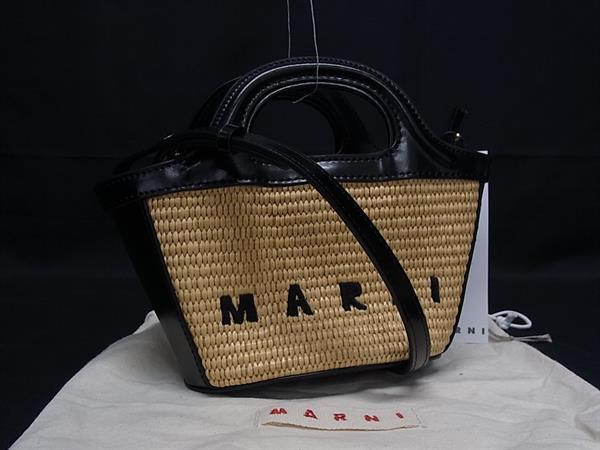 楽天市場】□極美品□ MARNI マルニ トロピカリア キャンバス×レザー