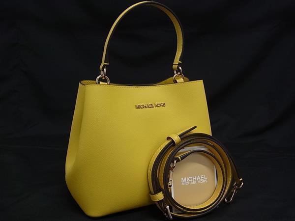 楽天市場】□新品□未使用□ MICHAEL KORS マイケルコース レザー 巾着