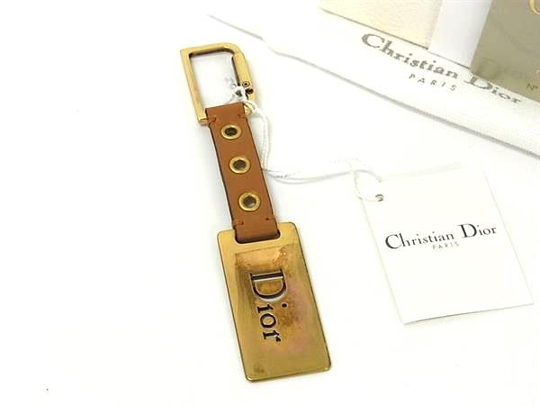Christian Dior - クリスチャンディオール フェイクパール キーホルダー ゴールド Christian Dior クリスチャンディオール フェイクパール