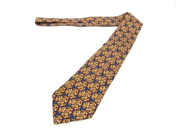 【美品】エルメス ネクタイ イエロー H柄 馬柄 動物柄 高級【フランス製】 新品未使用 エルメス ネクタイ ハイブランド 馬柄 H柄 光沢 希少