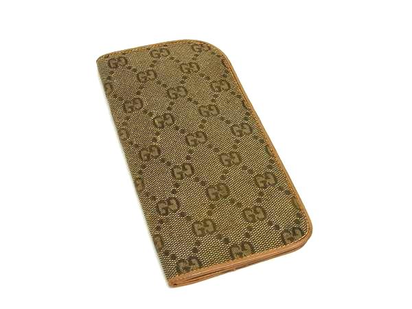 GUCCI メガネケース ブラウン。未使用に近い美品です、 GUCCI - 正規新品 GUCCI メガネケースの通販 by Tora's shop