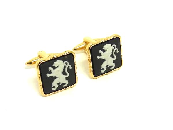 楽天市場】ウェッジウッド WEDG WOOD カフス ジャスパー ゴールドx