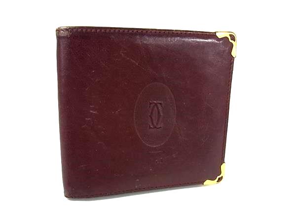 楽天市場】カルティエ 二つ折り財布小銭入れなし ブラック パシャ ドゥ