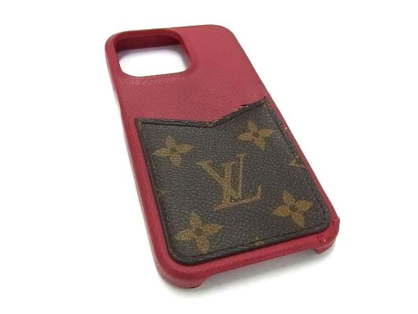 LOUIS VUITTON ルイヴィトン M81225 モノグラム バンパー iPhone 13Pro 相応う アイフォンケース スマホケース 赤いこと系 FW3272