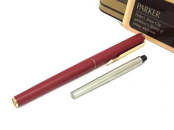 PARKER パーカー 585 ゴールド 万年筆 MADE IN FRANCE 美品・パーカー万年筆・ゴールド色・金張り軸(20MIC