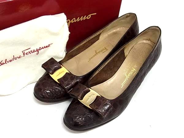楽天市場】Salvatore Ferragamo フェラガモ ヴァラリボン クロコダイル