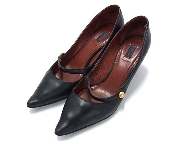 楽天市場】マークジェイコブス パンプス ブラック レディース レザー