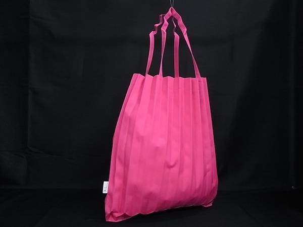 ■新品■未当て嵌める■ me ISSEY MIYAKE ミー イッセイミヤケ トランクプリーツバッグ 帆布 トート 肩部 サクラ色系 HA1227
