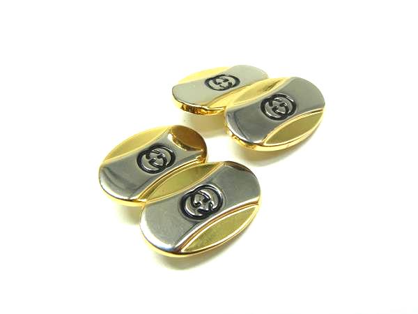 楽天市場】グッチ GUCCI カフスボタン カフリンクス インター