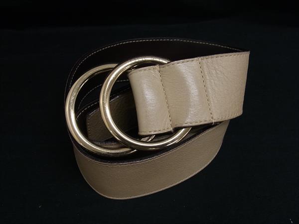 MaxMara レザーベルト M字型バックル Max Mara MAX MARA マックスマーラ ベルト M CLASSIC 40