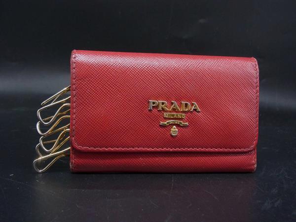 楽天市場】プラダ PRADA キーケース 4連 レディース サフィアーノ 