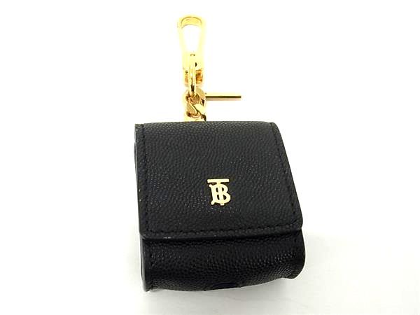 BURBERRY airpods pro ケース　ブラック　TBロゴ　レザー BURBERRY airpods pro ケース ブラック TBロゴ レザー 楽天市場