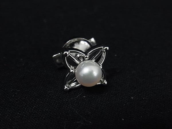 TASAKI タサキ パール アコヤ真珠 ピンブローチ アクセ TASAKI】タサキ パール・ピンブローチ イニシャル A SILVER刻印