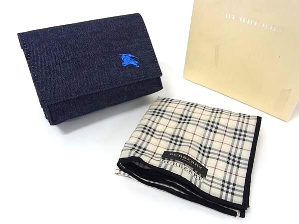 楽天市場】未使用品 バーバリー BURBERRY ポーチ ハンカチ