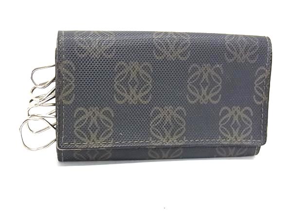 り☆ほぼ未使用品☆美品【LOEWE】リピート キー ケース ブラック Amazon.co.jp: [ロエベ] REPEAT KEY CASE リピート 6連キー