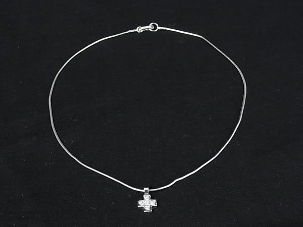 楽天市場】スワロフスキー SWAROVSKI ネックレス クロス シルバーx