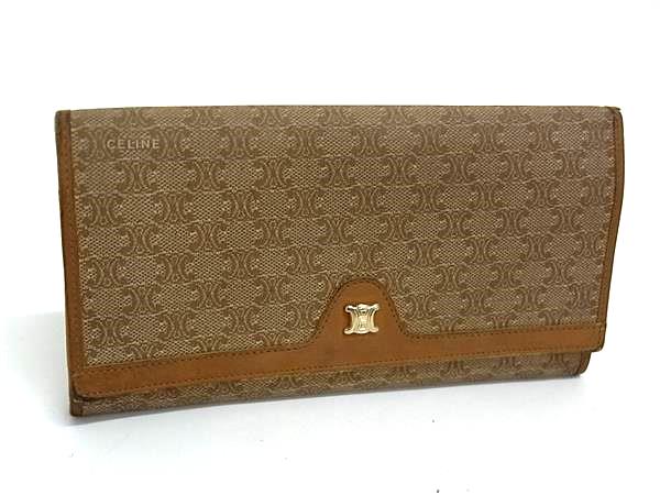 CELINE【セリーヌ】2つ折り長財布 CELINE】セリーヌ『トリオンフ ラージウォレット』レディース 二