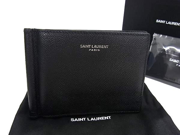 ■新品負けず劣らず■ SAINT LAURENT サンローラン なめし革 歌留多入れもの 歌留多入れ レディース メンズ 黒いこと系 FP3492