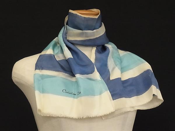 楽天市場】ChristianDior クリスチャンディオール シルク100% 大判 花