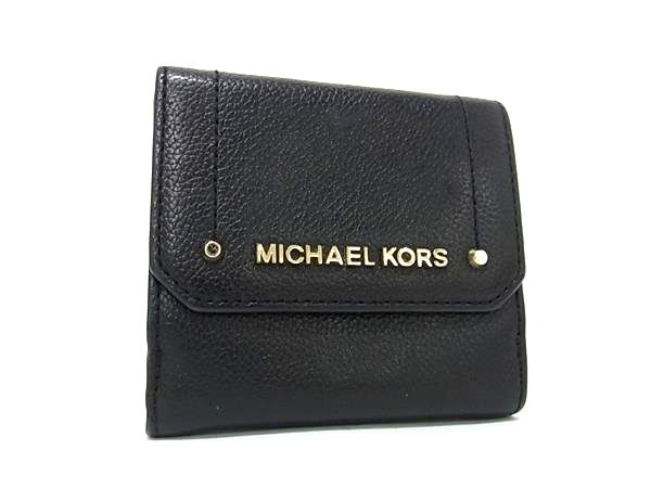 MICHAEL KORS クロコ　ブラック　三つ折り財布 楽天市場】□新品同様□ MICHAEL KORS マイケルコース パテントレザー