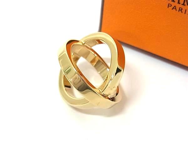 楽天市場】HERMES エルメス コスモス スカーフリング スカーフ留め