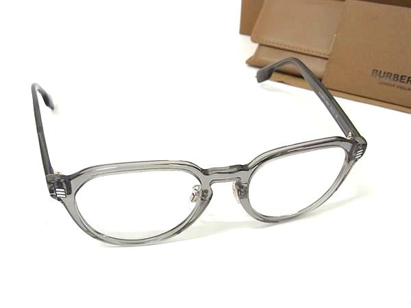 ■極美品■ BURBERRY バーバリー B2368-F 4021 めがね メガネ 眼鏡 メンズ レディース クリアグレー系 FL6499｜pleasure-Store　店
