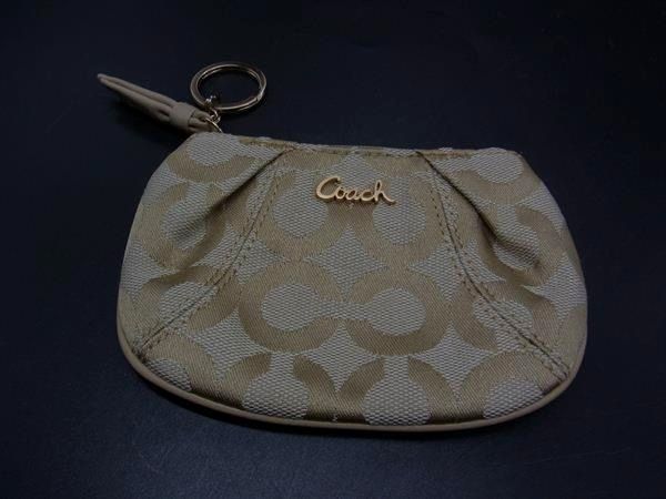 楽天市場】□美品□ COACH コーチ シグネチャー レザー コインケース