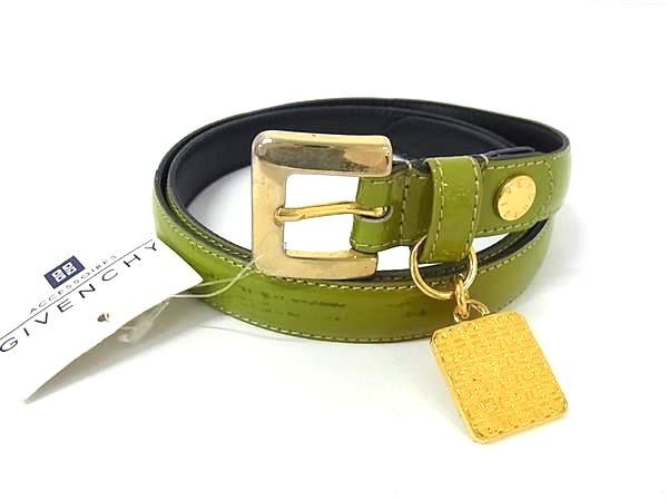 GIVENCHY ベルト　レザー　金金具　ヴィンテージ 80's Givenchy Vintage Rarest Gold Buckle Luxury Leather Belt | eBay