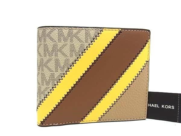 楽天市場】□新品同様□ MICHAEL KORS マイケルコース MK柄 PVC×レザー
