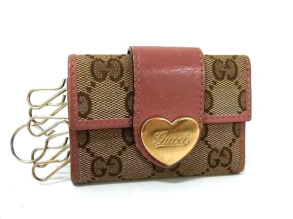 楽天市場】グッチ GUCCI キーケース GG 6連 ハート キーケース 203551