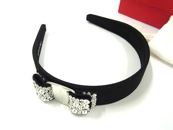 専用【美品】 フェラガモ　ガンチーニ　カチューシャ　黒 楽天市場】FERRAGAMO フェラガモ ヘアアクセサリー アクセサリー