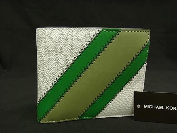 楽天市場】□新品□未使用□ MICHAEL KORS マイケルコース MK柄 レザー