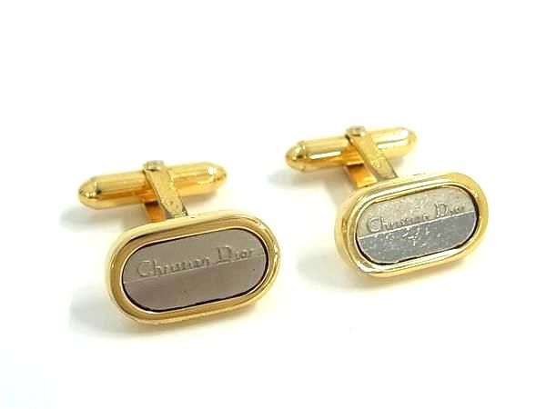 楽天市場】Christian Dior クリスチャンディオール シルバー カフス