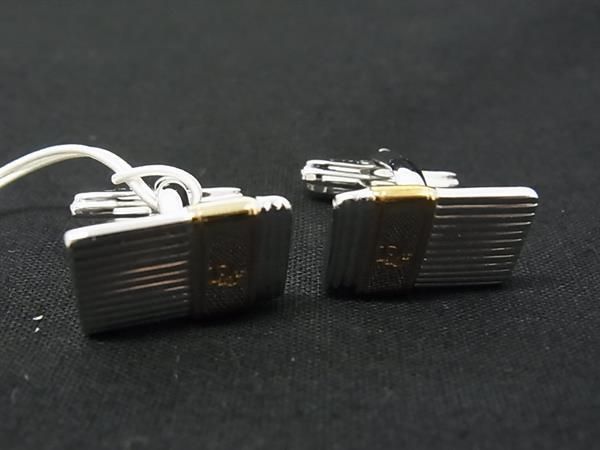 楽天市場】Christian Dior クリスチャンディオール シルバー カフス