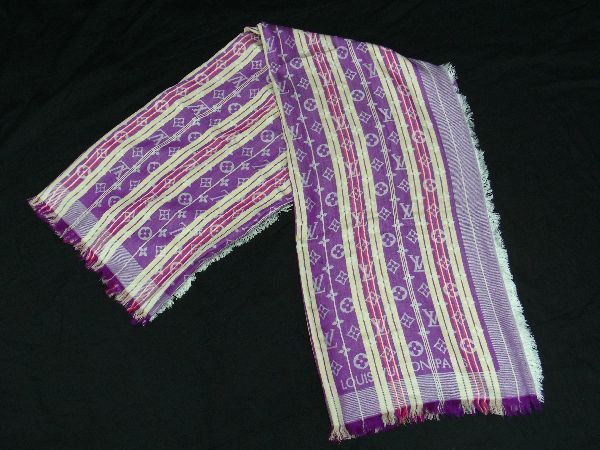 楽天市場】美品 ルイ ヴィトン LOUIS VUITTON ショール モノグラム