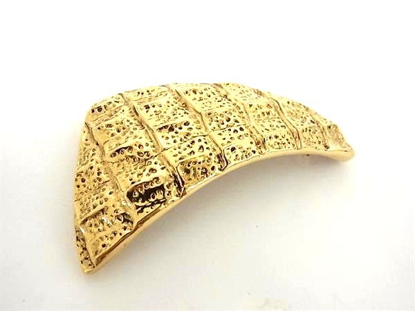 ■極美品■ YVESSAINTLAURENT イヴサンローラン ピンブローチ ピンバッジ アクセサリー ゴールド系 AT7404｜pleasure-Store　店
