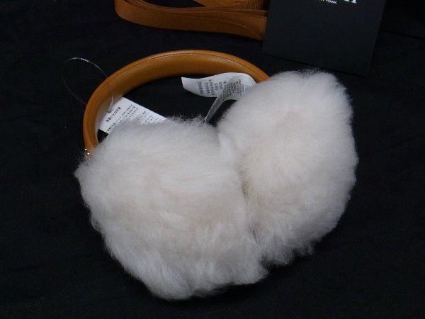 楽天市場】グッチ GUCCI イヤーマフ 耳あて シマ ホワイト系