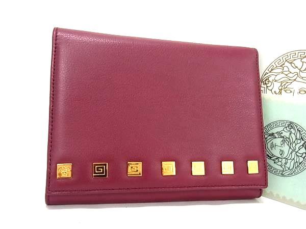 楽天市場】□新品同様□ VERSACE ヴェルサーチ サンバースト レザー 三