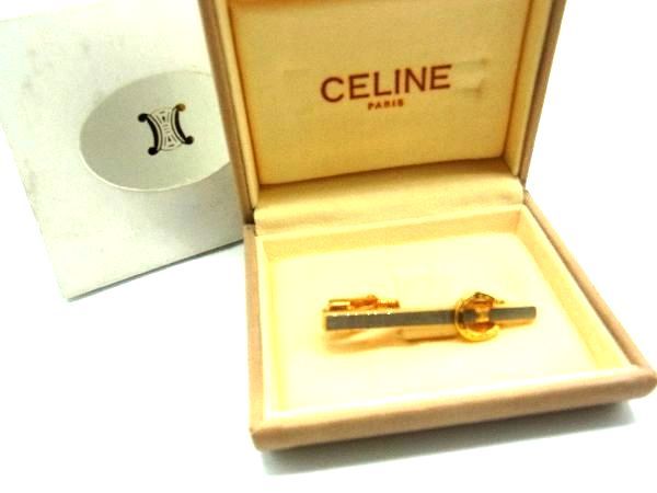 楽天市場】セリーヌ CELINE ネクタイ ピン ゴールド シルバー GP