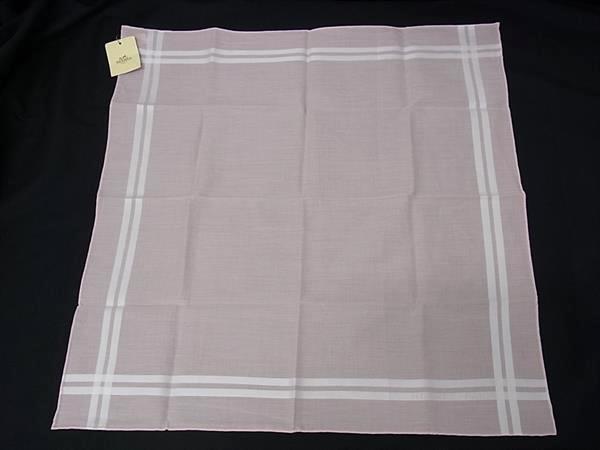 ■新品■未使用■ HERMES エルメス エルメス・パリ コットン100% ハンカチーフ ポケットチーフ レディース ピンク系 BN9531|pleasure-Store 店