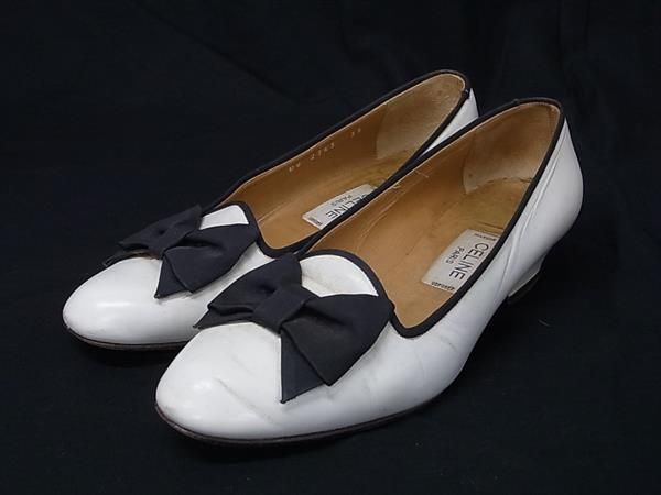セリーヌ パンプス セリーヌ トリオンフ パテントレザー ストラップパンプス 35.5