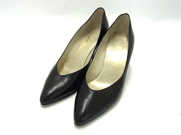 【美品】YVES SAINT LAURENT☆パンプス☆23cm☆黒 Yves Saint Laurent - 【中古】 イヴ・サンローラン パンプス 36