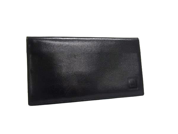 楽天市場】ダンヒル dunhill 二つ折り長財布 ブラック 型押し