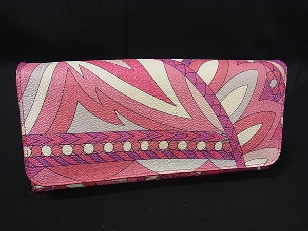 楽天市場】エミリオプッチ 長財布 EMILIO PUCCI 二つ折り プッチ柄