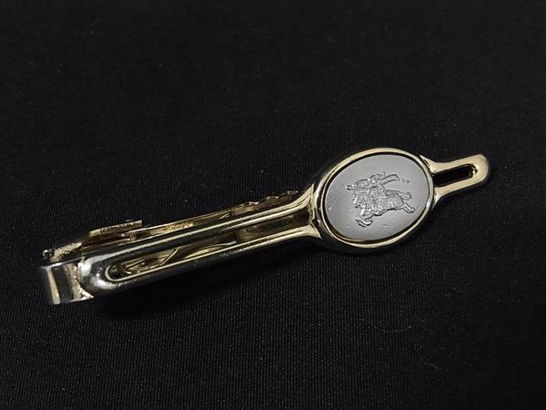 バーバリー　BURBERRY ネクタイピン　現行品　チェックエングレイブ BURBERRY - 新品 バーバリー BURBERRY ネクタイピン パラジウム