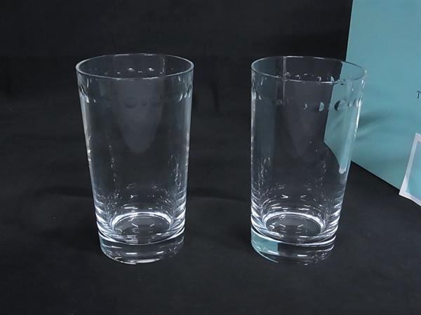 ■新品■未当て嵌める■ TIFFANY＆Co ティファニー 律動的な調子 水飲み タンプラー 速見表お召しもの 2客仕かける せつ然たる BM8634 キッチン用品・食器・調理器具-食器・カトラリー・グラス-その他