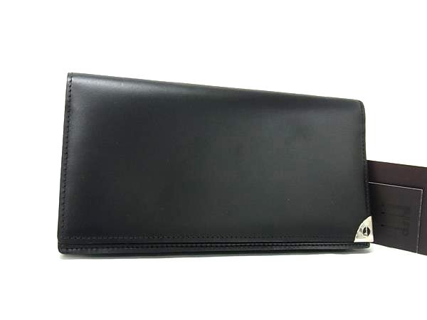 楽天市場】ダンヒル dunhill 二つ折り長財布 ブラック 型押し