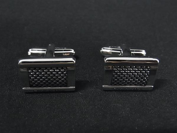 Dior BEE カフスボタン シルバー ディオールオム CD×蜂 シルバー オーバル くり抜き カフス