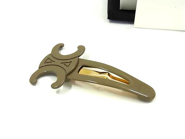 楽天市場】セリーヌ CELINE ヘアアクセサリー シルバー トリオンフ